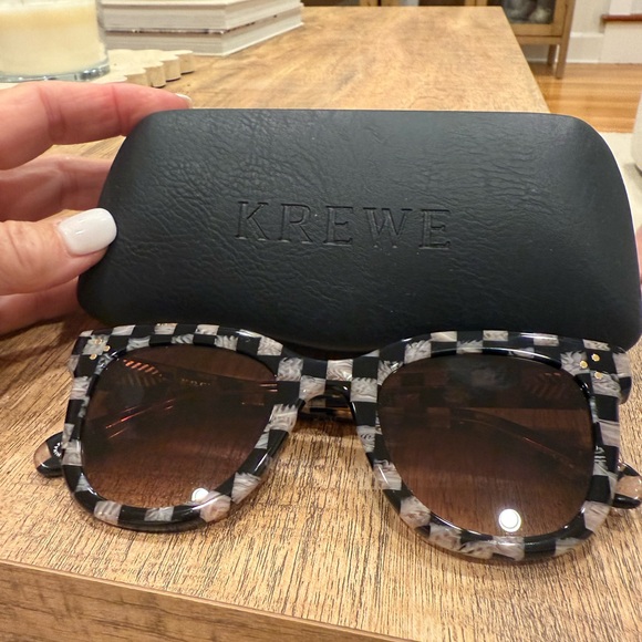 KREWE Jena Harlequin Sunglasses - Picture 1 of 5